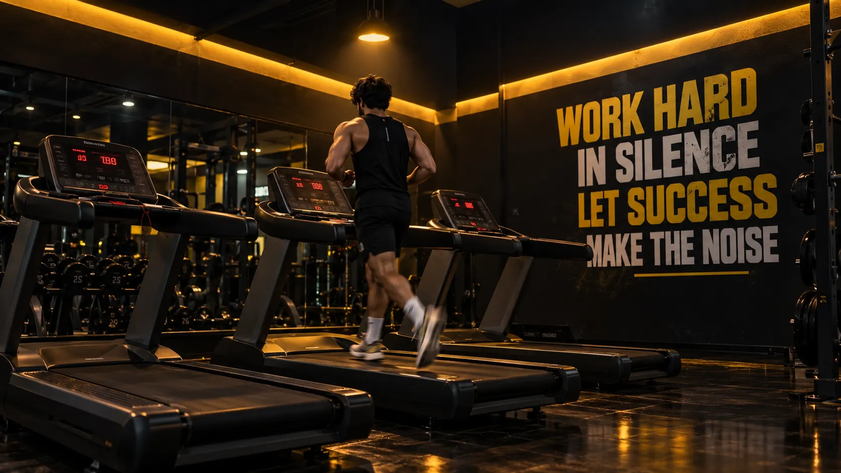 Cardio fitness training at Revive Fitness Club, Kakinada