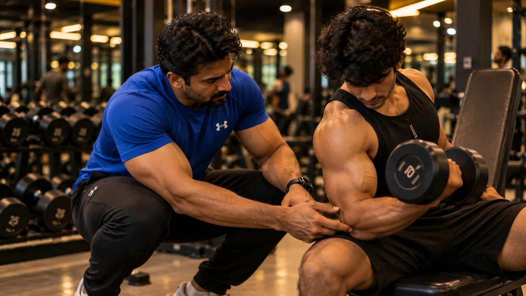 Personal training session at Revive Fitness Club, Kakinada