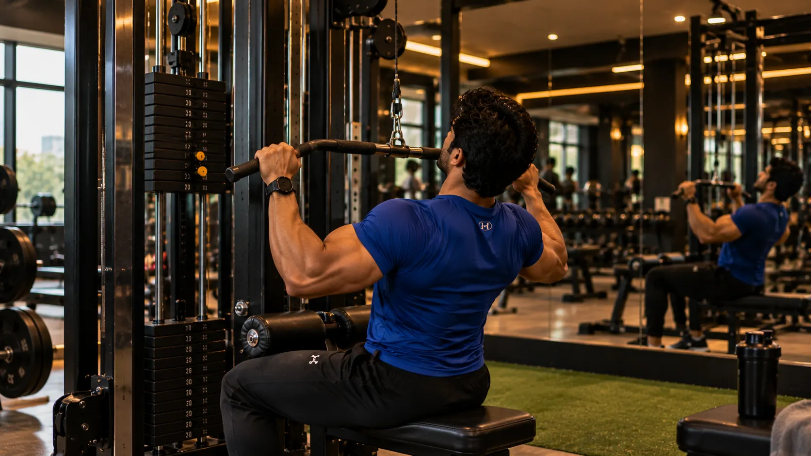 Strength training at Revive Fitness Club, Kakinada