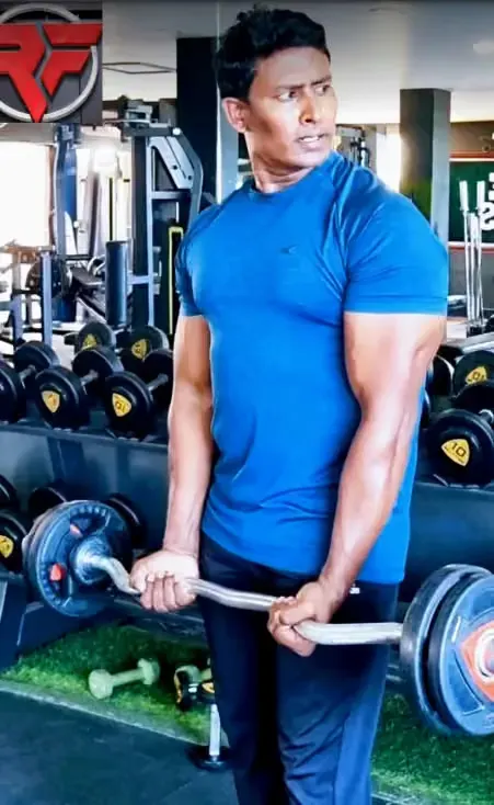 Head trainer and founder of Revive Fitness Club, Kakinada